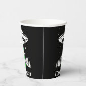 UFO, UFO,おもしろいソーサー,飛んでいるエイリアン誘拐事件 紙コップ (右)