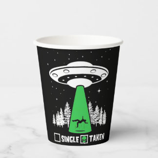 UFO, UFO,おもしろいソーサー,飛んでいるエイリアン誘拐事件 紙コップ