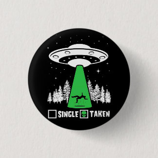 UFO, UFO,おもしろいソーサー,飛んでいるエイリアン誘拐事件 缶バッジ