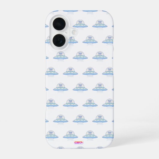 Ufodog logo2 iPhone 16ケース (裏面)