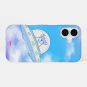Ufodog logo 45g Clouds2 iPhone 16ケース (裏面横)
