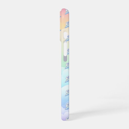 Ufodog logo 45g Clouds2 iPhone 16ケース (左側面)