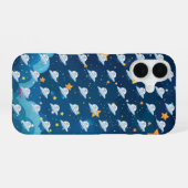 Ufodog logo 45g starry night iPhone 16ケース (裏面横)
