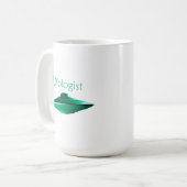 Ufologistのマグ コーヒーマグカップ (正面左)
