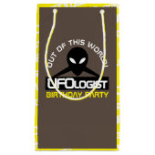 UFOlogistパーティー、誕生日 スモールペーパーバッグ (正面)