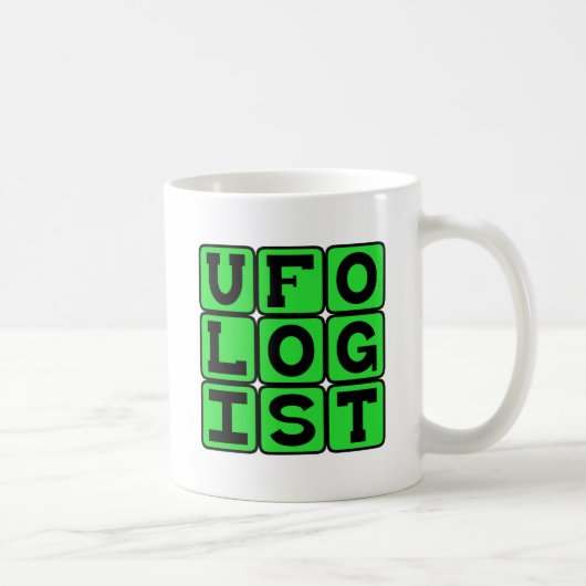 Ufologist、ソーサー勉強飛んでいる コーヒーマグカップ (右)