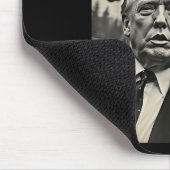 Ufosおもしろいエイリアンでトランプビッグフット自撮風変わり影 マウスパッド (コーナー)