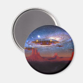 UFO's Over Monument Valley Magnet マグネット (正面/裏面)