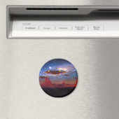UFO's Over Monument Valley Magnet マグネット (インサイチュ (食洗機))