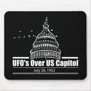 UFOs Over US Capitol 1952マウスパッド マウスパッド
