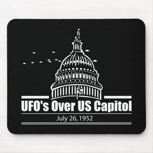UFOs Over US Capitol 1952マウスパッド マウスパッド (正面)