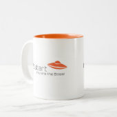 UFOstartのマグ ツートーンマグカップ (正面左)