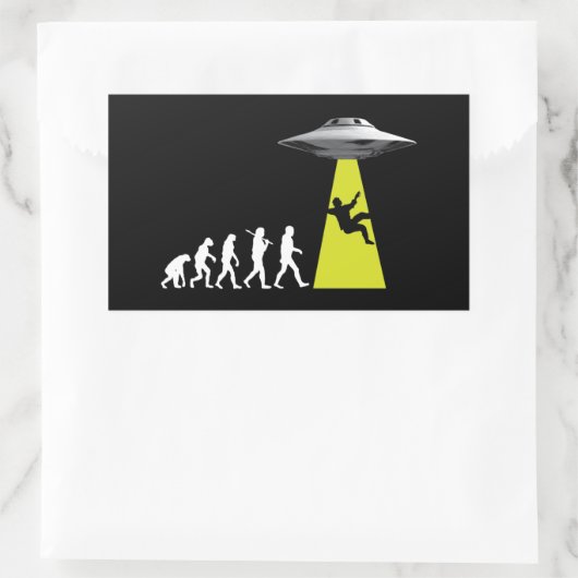 UFOvolution 長方形シール (バッグ)