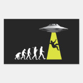 UFOvolution 長方形シール (正面)