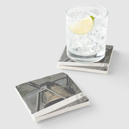 UGAの勝利の鐘の大理石の石のコースター ストーンコースター (横)