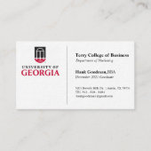 UGA名刺。  名刺 (正面)