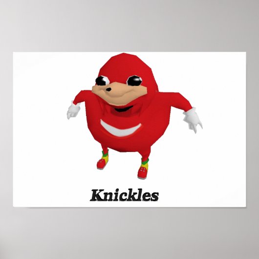 Ugandan Knuckles Warrior ポスター (正面)