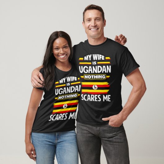 Ugandan Uganda Ugandan Flag Ugandan Wife Tシャツ (ユニセックス)