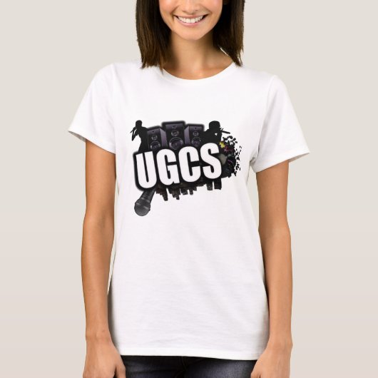 UGCSの女性ワイシャツ Tシャツ (正面)