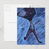 Ugh Computation Math Mixed Media Collage ポストカード (正面/裏面)