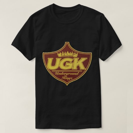 ugk,アンダーグラウンドkingzロゴ,売春あっせん業者cエッセンシャルT-Sh Tシャツ (デザイン正面)