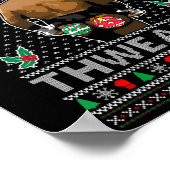 Ugly Ath Sweater Merry Christmas ポスター (角)