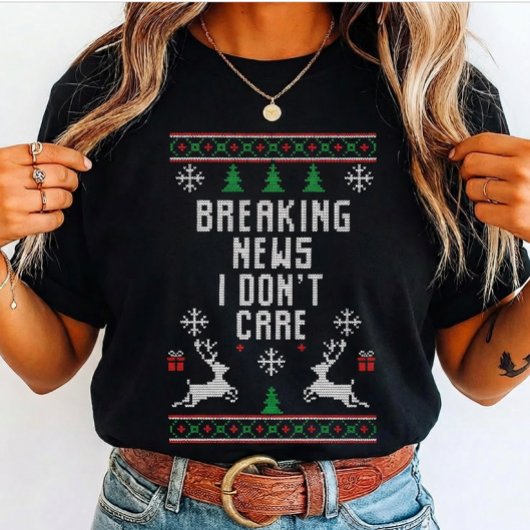 Ugly  Breaking news i don't care, Sarcasm Lovers トライブレンドＴシャツ