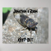 Ugly Bug Kids Room Personalized Wall Door  ポスター (正面)