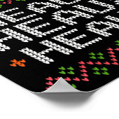 Ugly Cajun Christmas Xmas New Orleans Southern Lou ポスター (角)