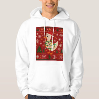 Ugly Christmas Goose Hoodie | Funny Holiday Sweate パーカ