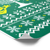Ugly Christmas Hanukkah Sweater - Happy Hanukkah ポスター (角)