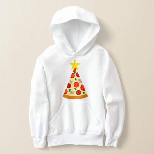 ugly christmas pizza tree funny italian xmas (レイダウン)