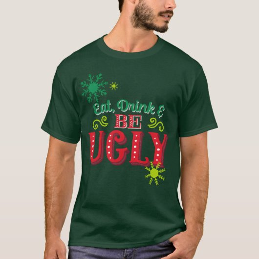 Ugly Christmas Quote boy Tシャツ (正面)