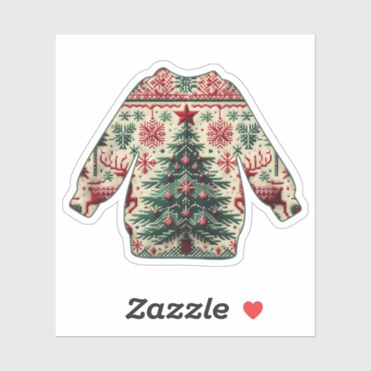 Ugly Christmas Sweater シール (シート)