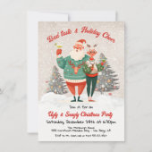 Ugly Christmas Sweater Fun Holiday Party 招待状 (正面)