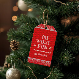 Ugly Christmas Sweater Holiday Party ギフトタグ