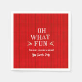 Ugly Christmas Sweater Holiday Party  スタンダードカクテルナプキン (正面)