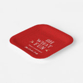 Ugly Christmas Sweater Holiday Party  ペーパープレート (傾斜あり)