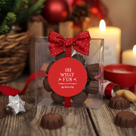 Ugly Christmas Sweater Holiday Party ラウンドシール