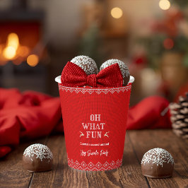 Ugly Christmas Sweater Holiday Party 紙コップ