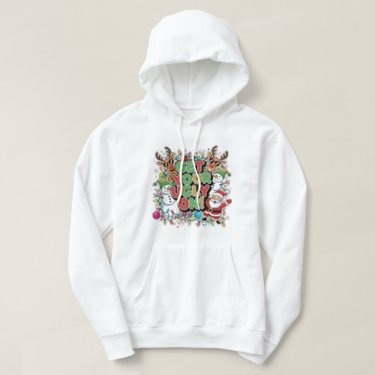Ugly Christmas sweater hoodie パーカ (デザイン正面)