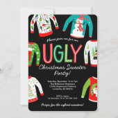 Ugly Christmas Sweater Party 招待状 (正面)