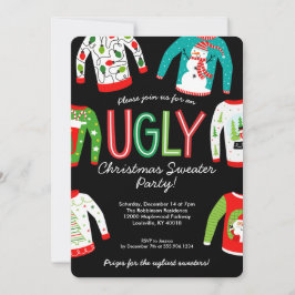 Ugly Christmas Sweater Party 招待状