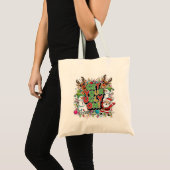 Ugly Christmas Sweater Style Tote トートバッグ (正面(商品))
