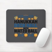Ugly Hanukkah Deck Hall With Matzo Ball Chanukah  マウスパッド (マウス)