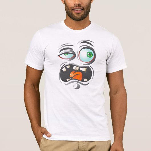 Ugly monster face tシャツ (正面)