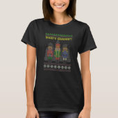 Ugly Nutcracker Squad Holiday Tee Pajama Dress Up  Tシャツ (正面)