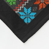 Ugly Support s Rebooting Santa Tech フリースブランケット (角)