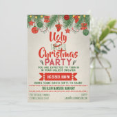 Ugly Sweater Christmas Party 招待状 (スタンド正面)