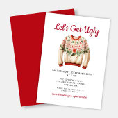 Ugly Sweater Christmas Party  招待状
